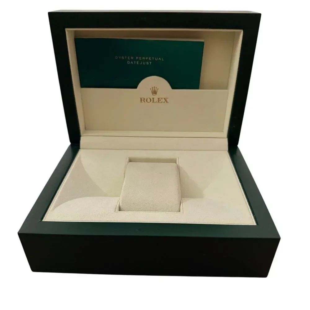 Rolex Green Wave Presentation Watch Box Storage Case